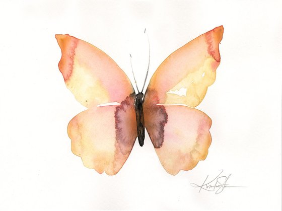Watercolor Butterfly 8 - Abstract Butterfly Watercolor Painting