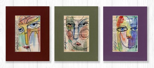 Funky Face Collection 13 by Kathy Morton Stanion