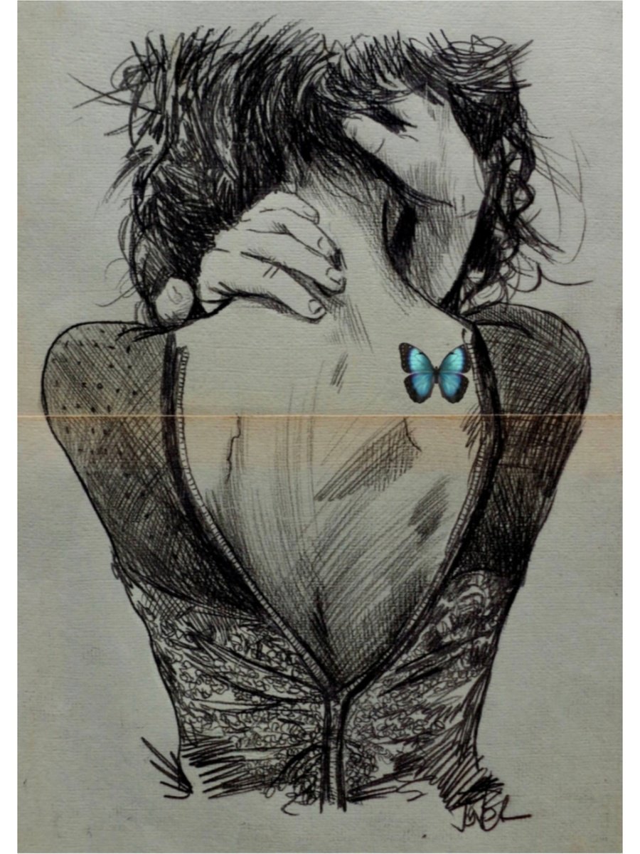Impressionistic Ink Drawing , Ulalume By Loui Jover, 11 X 13, Artwork For Sale On Artfinder