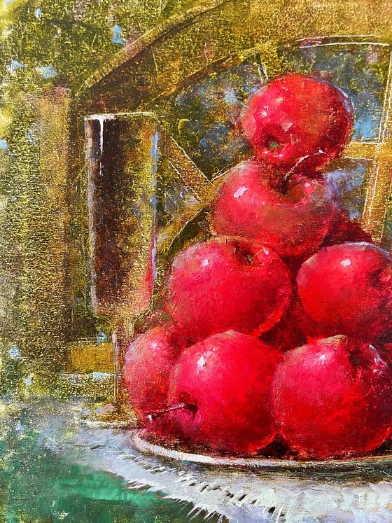 Red Apples on Table