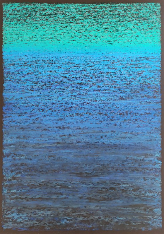 Abstract seascape Blue and green