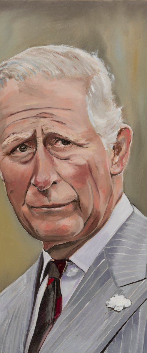 'The King and I' - Oil Portrait of Prince Charles III by Martin Allen