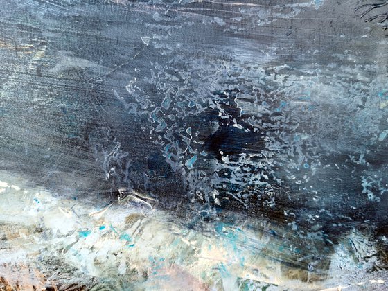 Gigantic XXL painting large scale painting fantastic flight by master Kloska