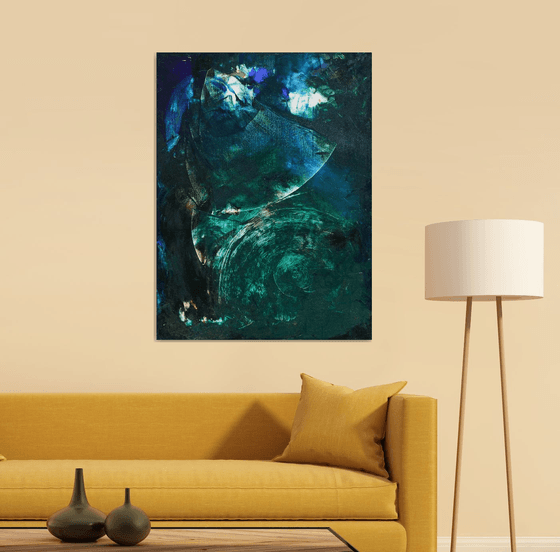 Deep Underwater 40x30in (~100x76cm)
