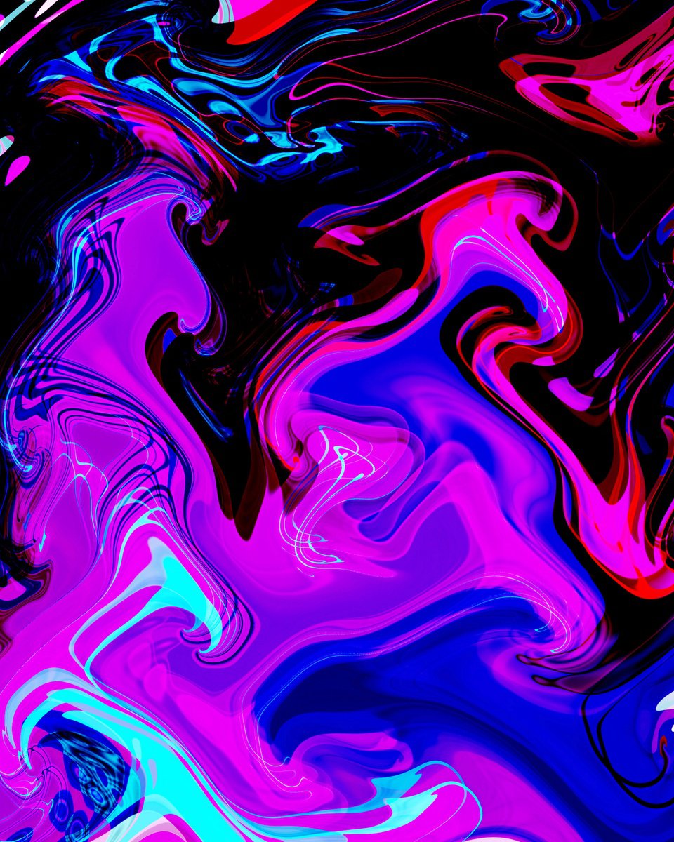 Organic Abstract Giclee Print By Hal Bohner, 24 X 30, Dancing, Original Artwork