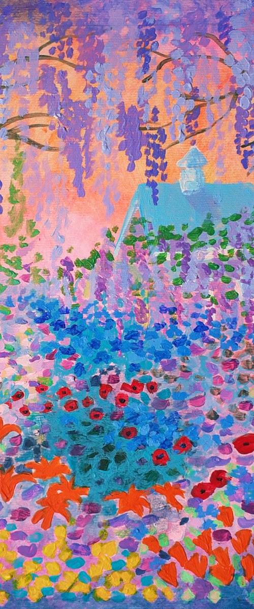 Wisteria Garden by Lisa Mann