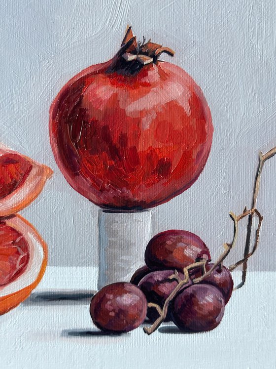 Still life fruits Oil Painting 22x28cm 8.5x11inch