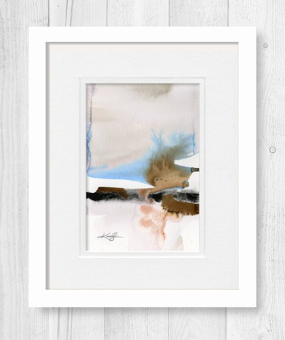Tranquil Melody 17 - Minimalistic Abstract Painting by Kathy Morton Stanion
