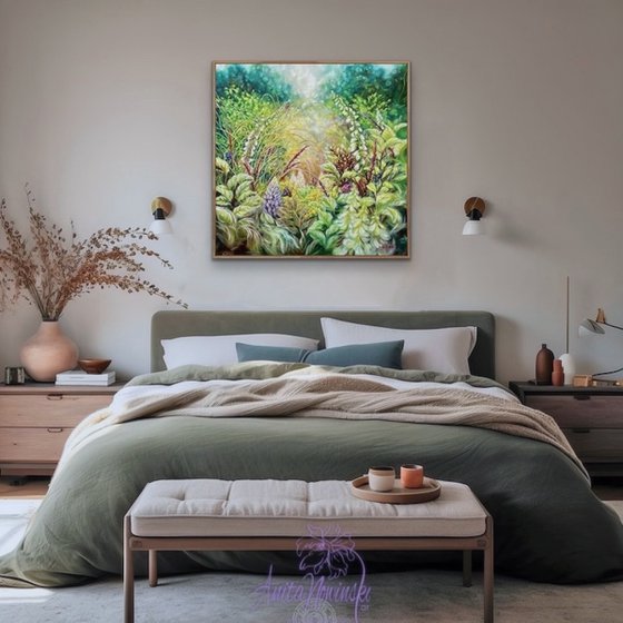 Mosaic- Spring Garden Landscape