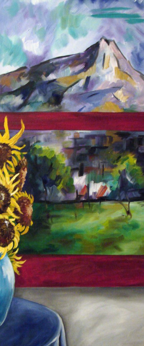 Tournesol en Bleu by Katrina Case