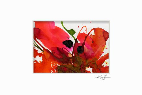 Abstract Floral 2021-1 - Flower Painting by Kathy Morton Stanion by Kathy Morton Stanion
