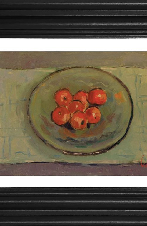 Clementines in Glass Bowl by Andre Pallat