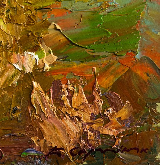 Autumn Road to the Mountains