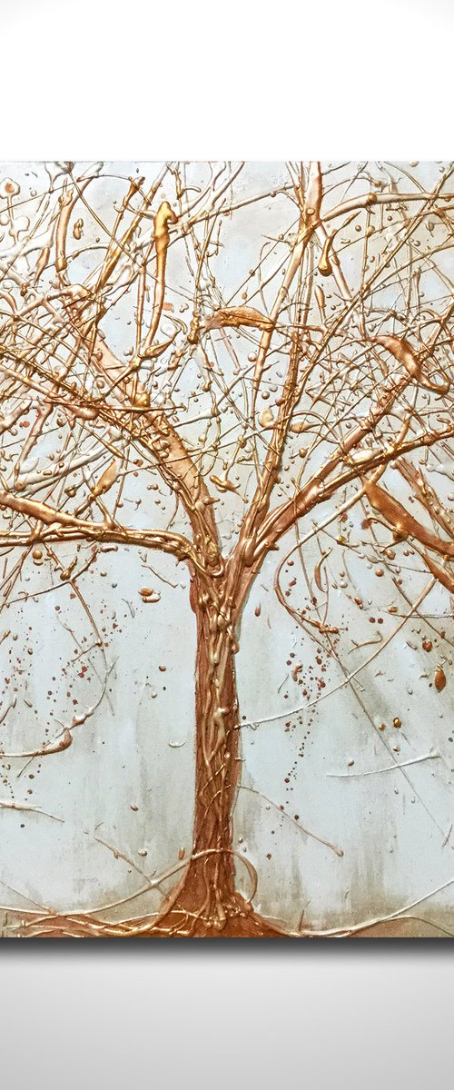 Rose Gold Tree by Carol Wood