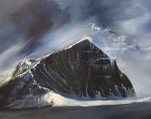 Blue mountains by Hilde Solveig Amdal Arnesen