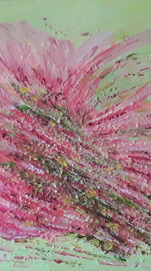 Pink Leaves by Therese O'Keeffe