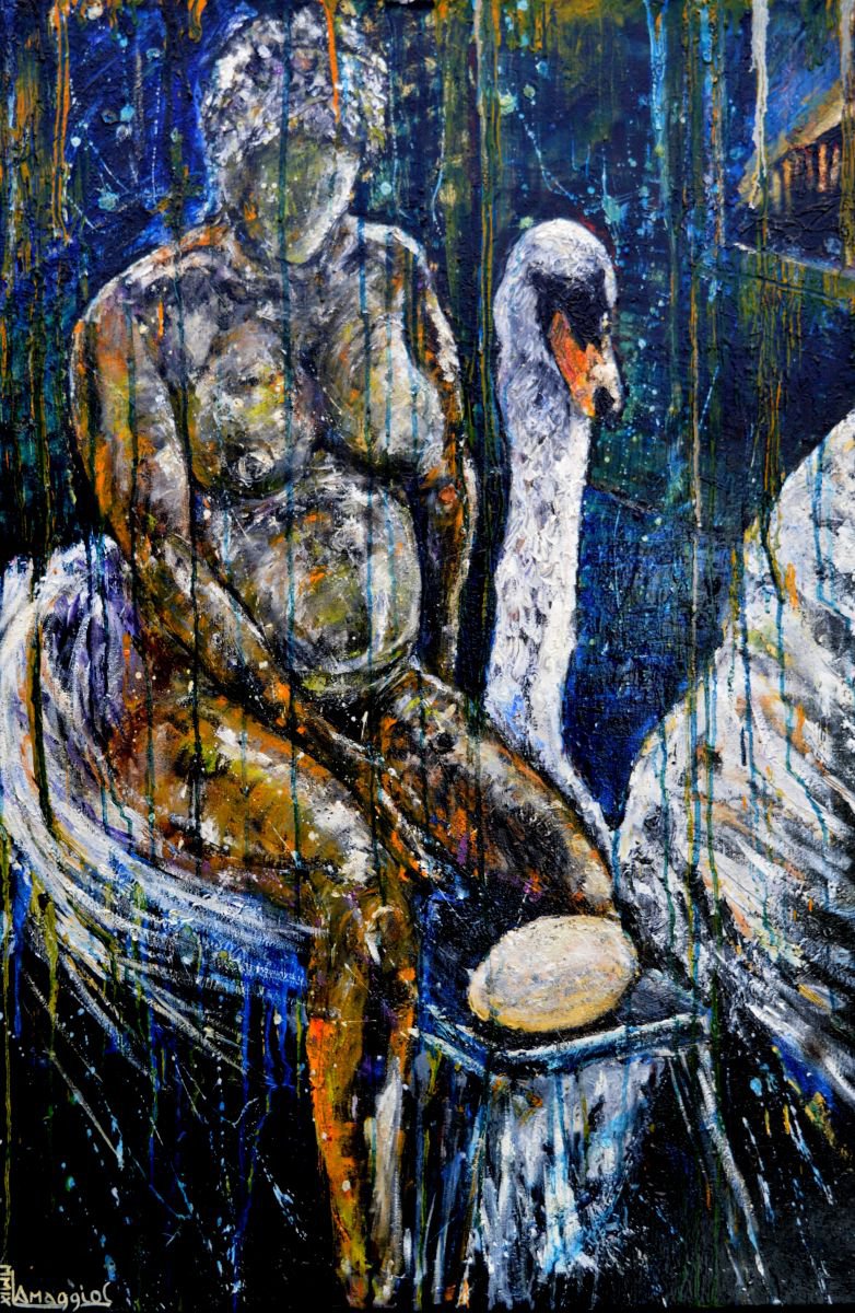 leda and the swan by antonio maggio carluccio