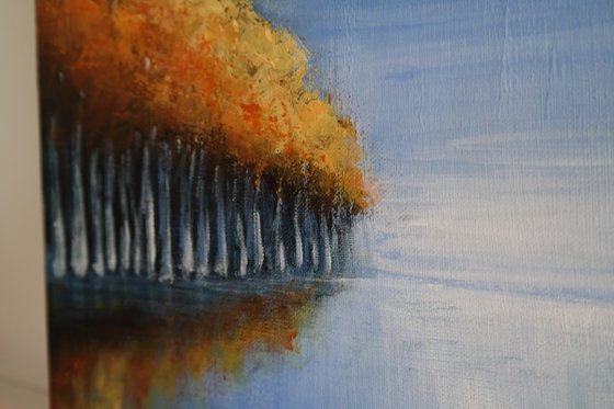 Autumn's Reflexion III - Water and Trees  Series