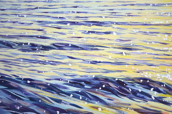 Warm ocean evening.