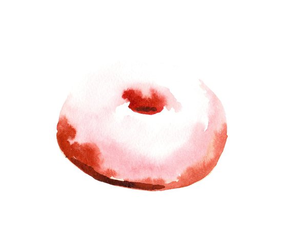 Pink donut.