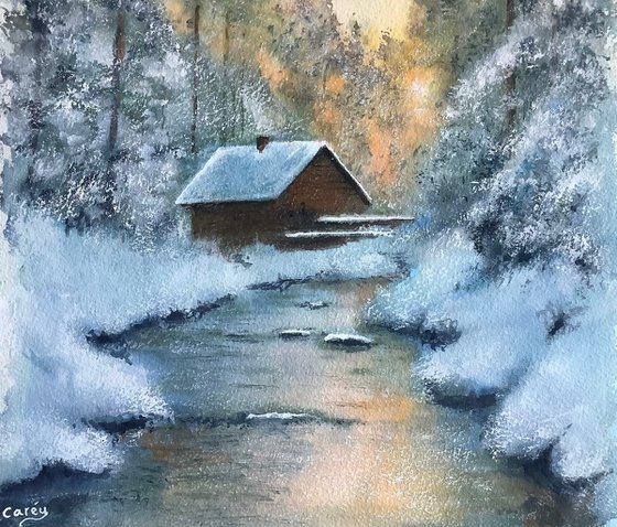 Austrian winter scene