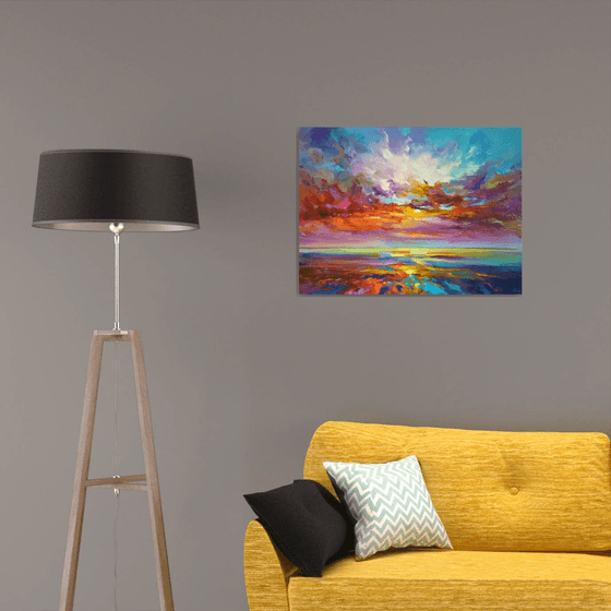 Abstract morning seascape 05