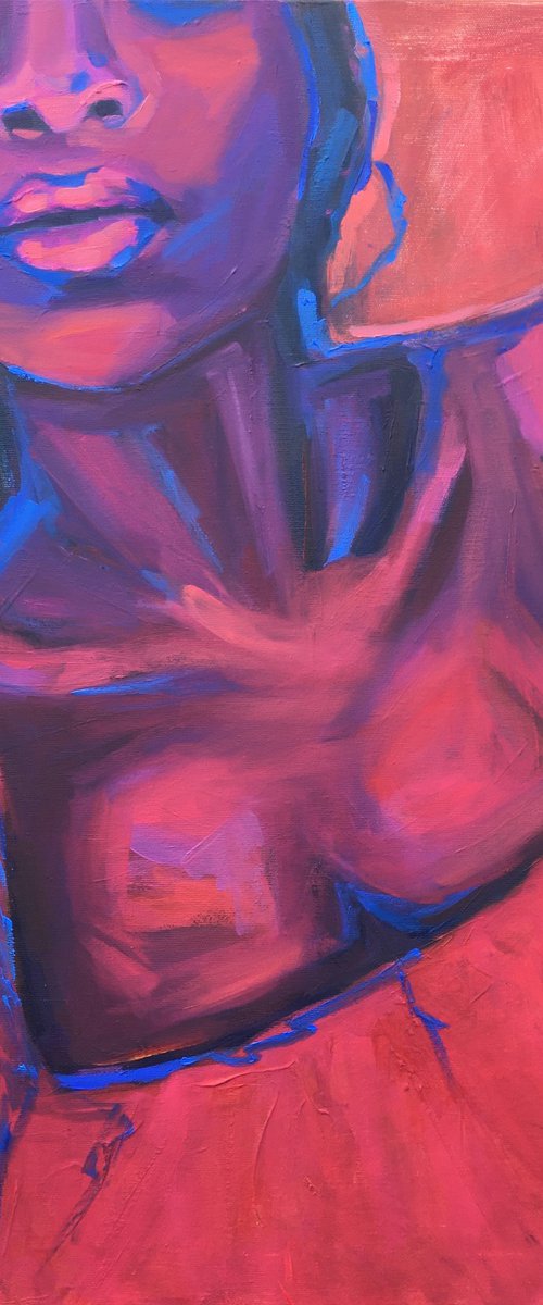 Woman in a Red Dress — The Greatness by Anna Miklashevich