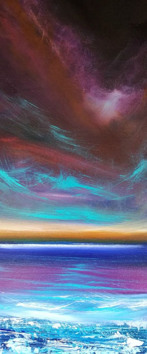 Insight - landscape, panoramic, scotland, Modern Art Office Decor Home by Mel Graham