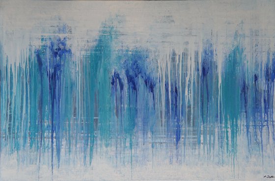 Ice Waterfall (150 x 100 cm) XXL (60 x 40 inches)