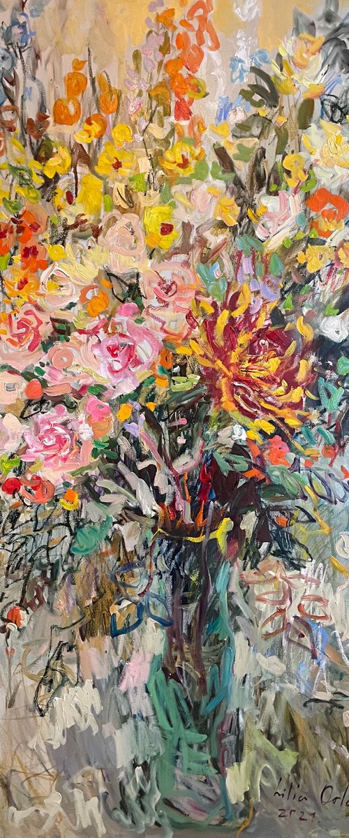 Autumn bouquet. by Lilia Orlova-Holmes