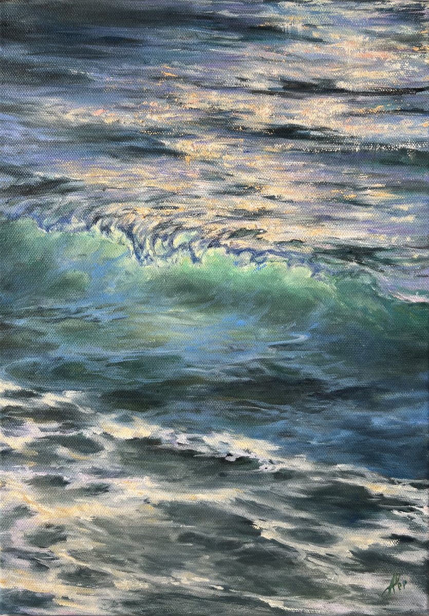 Photorealistic Landscape Oil Painting By Alesia Yeremeyeva, 10 X 14, Morning Light, Original Artwork