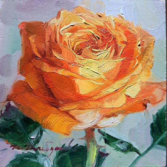 Rose painting