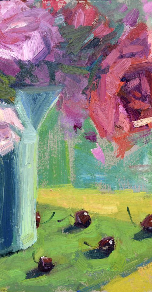 Roses and Cherries by Kristina Sellers