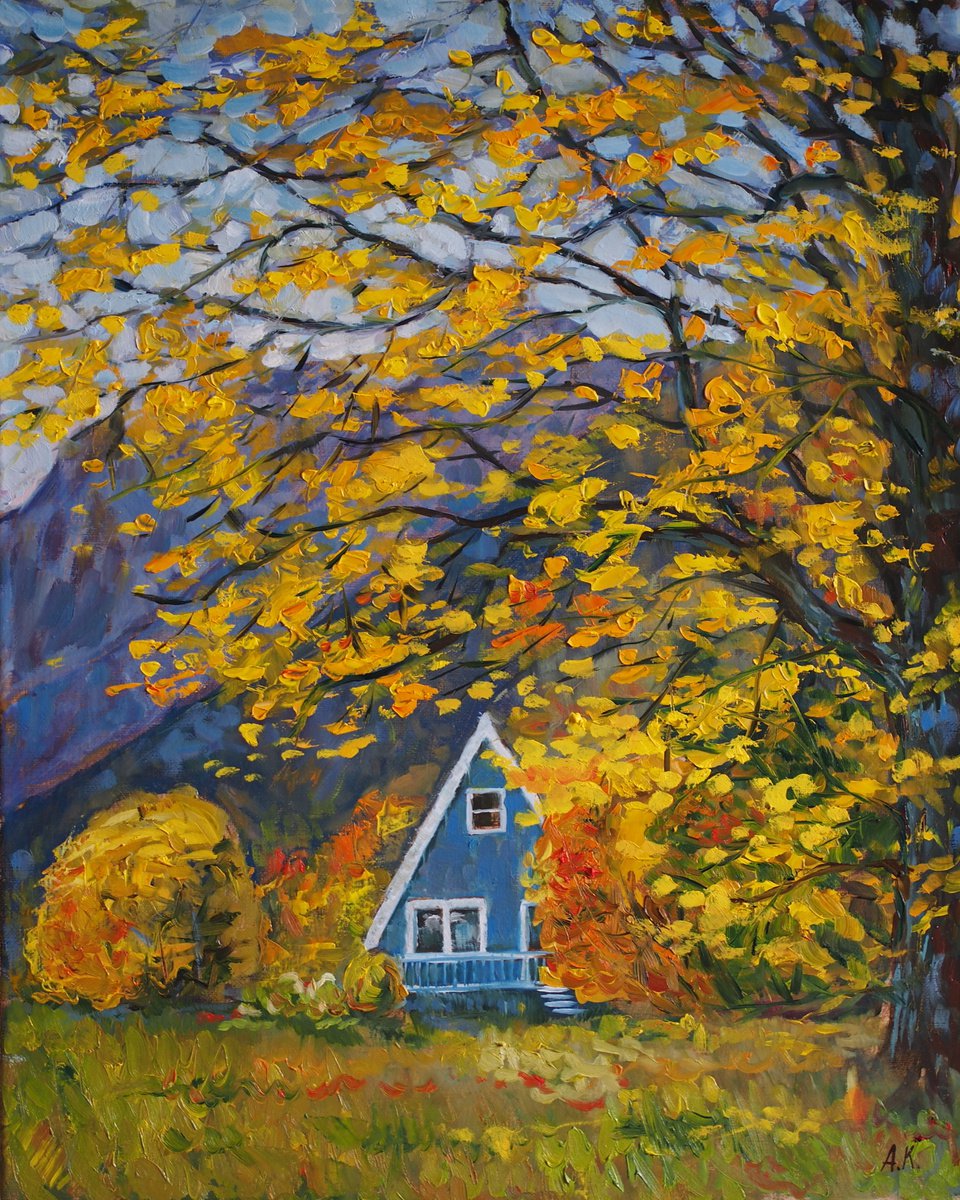 Cottage in the Mountains by Alfia Koral