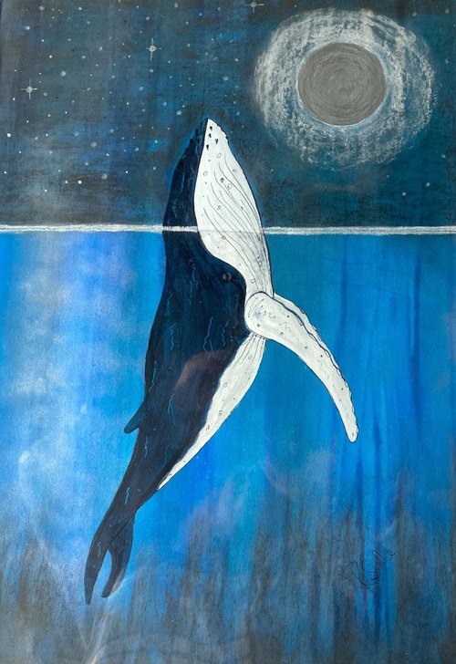 Whale in the Moonlight by Ruth Searle