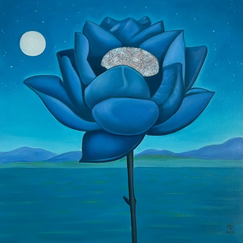 Blossom Blue 2 by Helena Revuelta