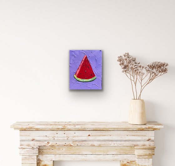 Watermelon slice (violet)