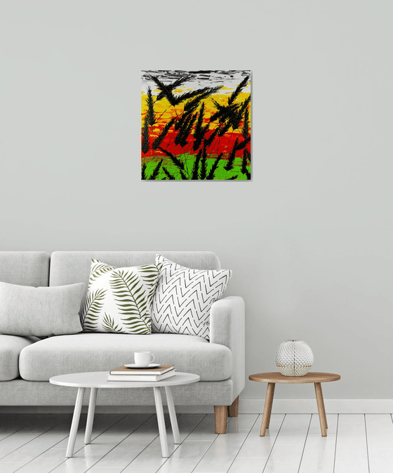 Sunset In The Grass 1