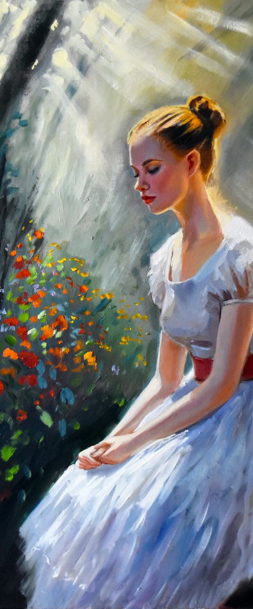 A girl portrait in the mystical forest by Serghei Ghetiu