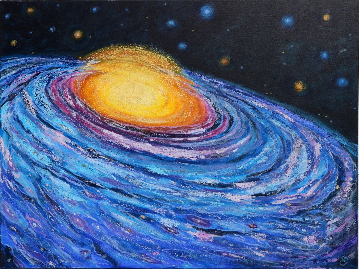 Galactic abstractions, 80*60 by Dmytro Yeromenko