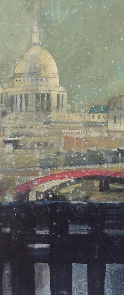 St Paul's from the South Bank, London by Julian Sutherland-Beatson