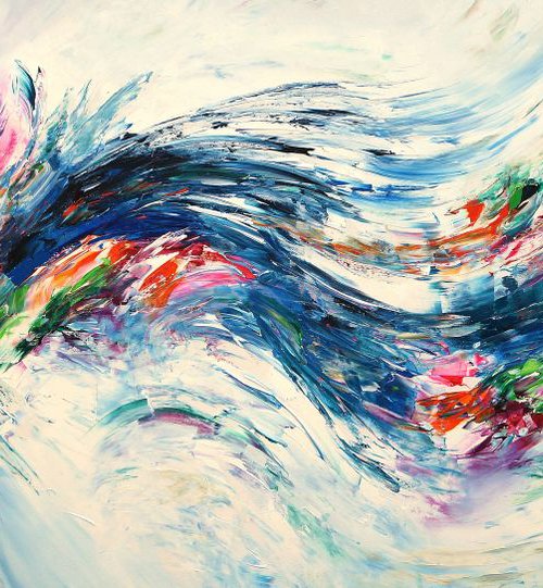 Slim: Blue Water Wave 1 by Peter Nottrott