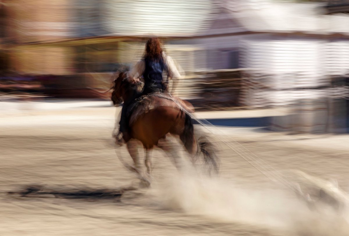 Expressive Portrait Photograph By Lionel Le Jeune, 30 X 20", Cowboy, Original Artwork