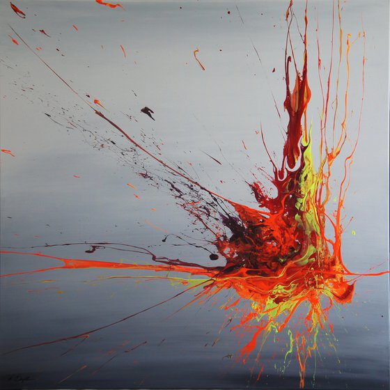 Wildfire Of Love (Spirits Of Skies 100125) (100 x 100 cm) XXL (40 x 40 inches)