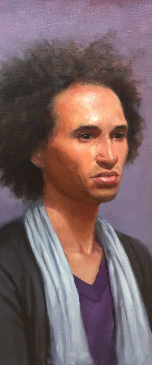 Original oil portrait of a man by Yana  Golikova