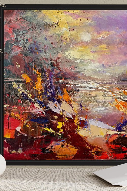 Crimson Sky by Ewa Czarniecka