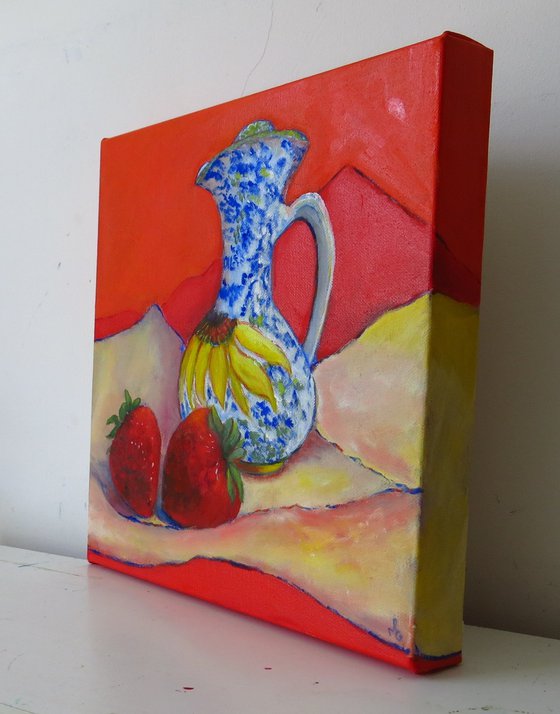 Strawberries and Jug
