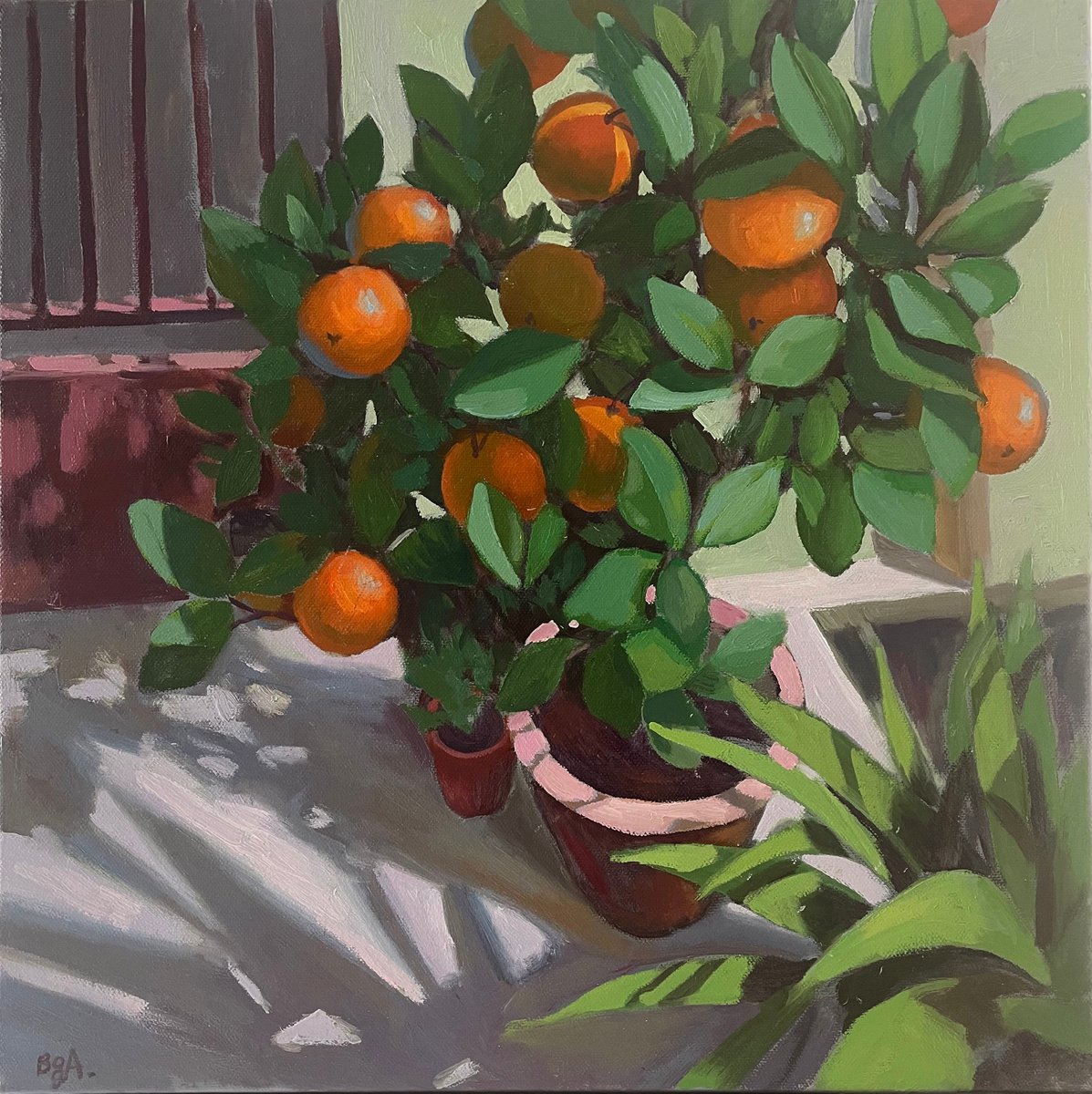 Tangerine tree by Anna Bogushevskaya