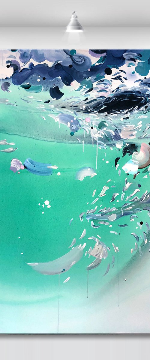 'Cete iter' - 48x48" by Tatiana Georgieva