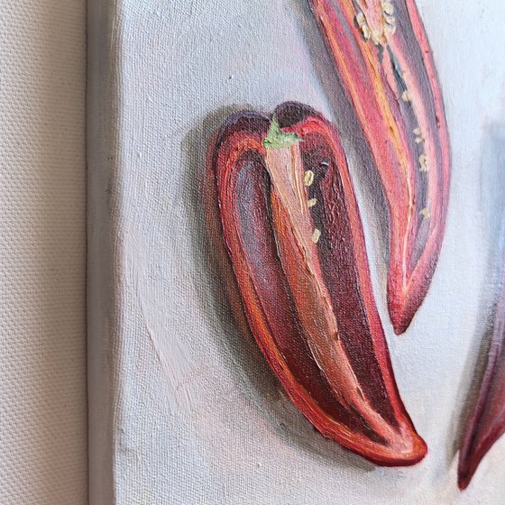 Red Still Life with Paprika